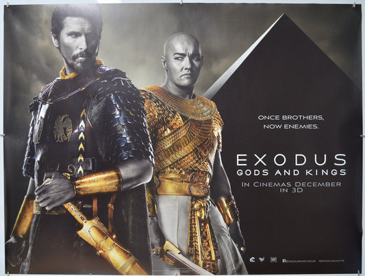 Exodus : Gods And Kings Original Quad Poster - Film Poster - Movie Poster