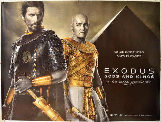 Exodus : Gods And Kings  Original Quad Poster - Film Poster - Movie Poster