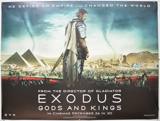 Exodus : Gods And Kings (Teaser / Advance Version) Original Quad Poster - Film Poster - Movie Poster