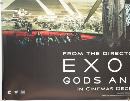 EXODUS : GODS AND KINGS (Bottom Left) Cinema Quad Movie Poster 