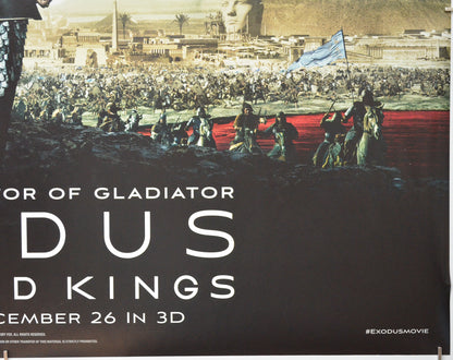 EXODUS : GODS AND KINGS (Bottom Right) Cinema Quad Movie Poster 