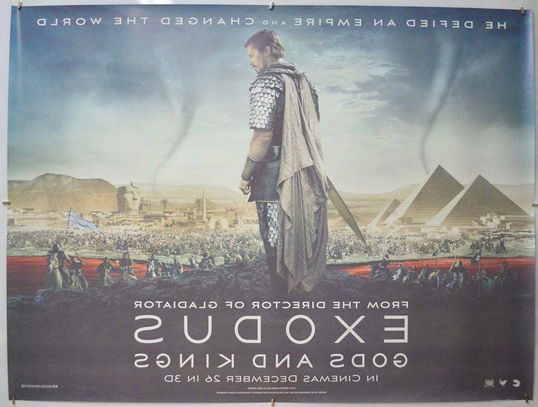 Exodus : Gods And Kings (Back) Cinema Quad Movie Poster 