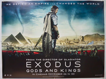 Exodus : Gods And Kings - Original Quad Poster - Film Poster - Movie Poster