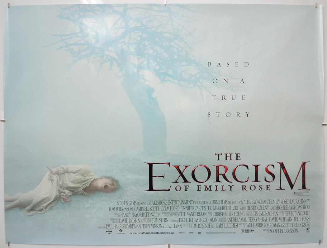 The Exorcism Of Emily Rose - Original Quad Poster - Film Poster - Movie Poster