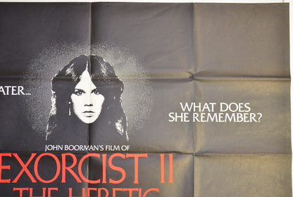 EXORCIST II : THE HERETIC (Top Right) Cinema Quad Movie Poster 