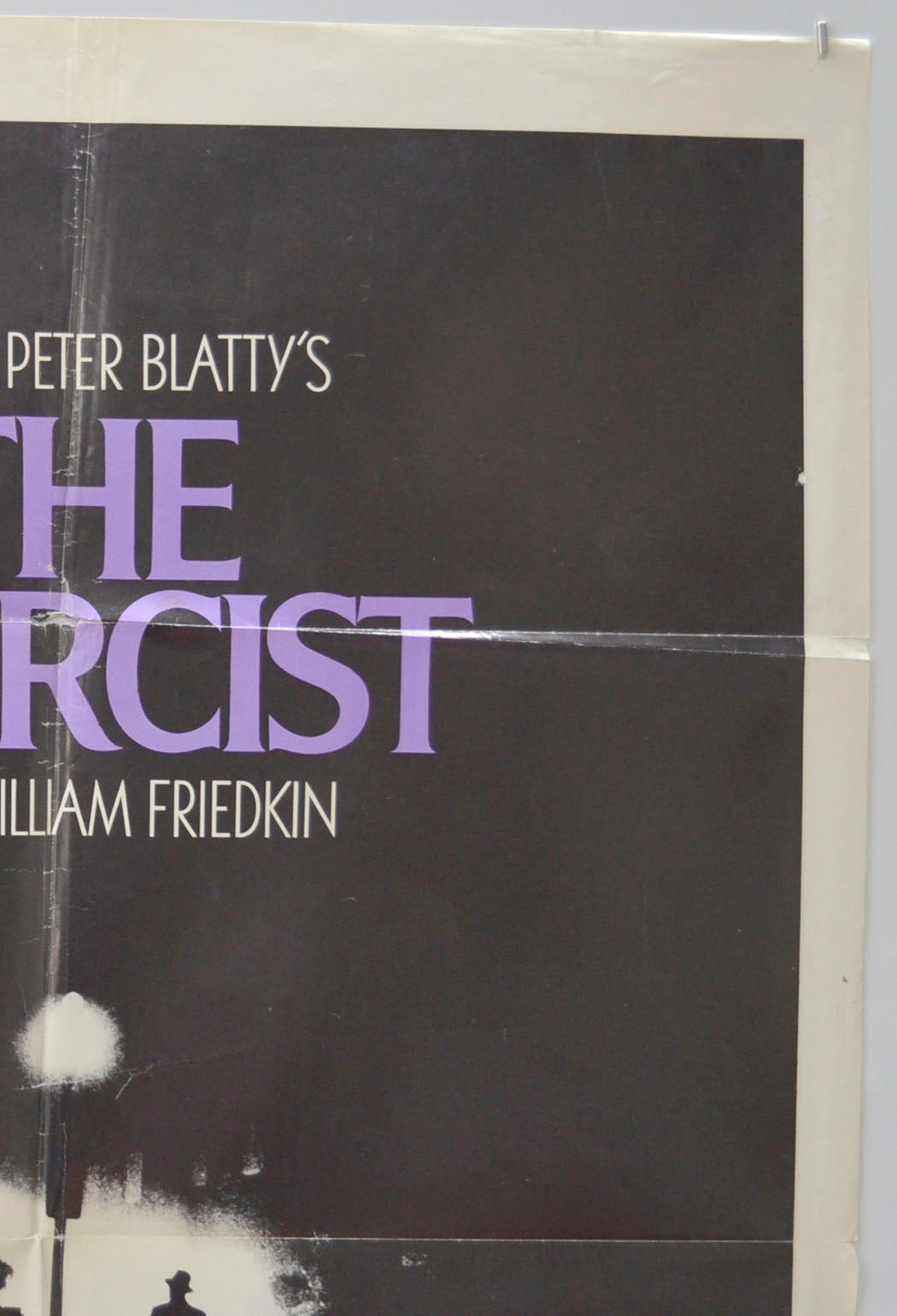 THE EXORCIST (Top Right) Cinema One Sheet Movie Poster 