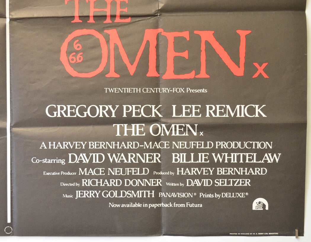 THE EXORCIST / THE OMEN (Bottom Right) Cinema Quad Movie Poster 