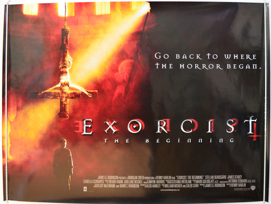 Exorcist : The Beginning Original British Quad Poster - Film Poster - Movie Poster 