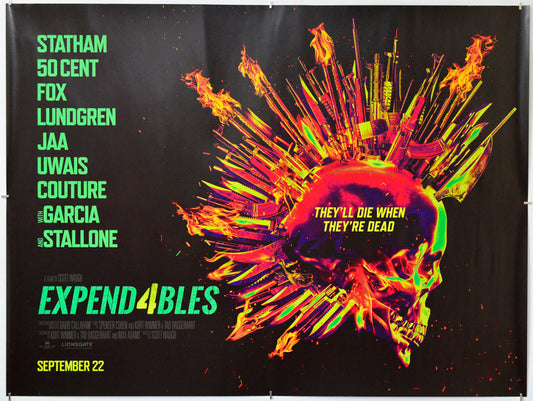 Expend4bles - Original Quad Poster - Film Poster - Movie Poster