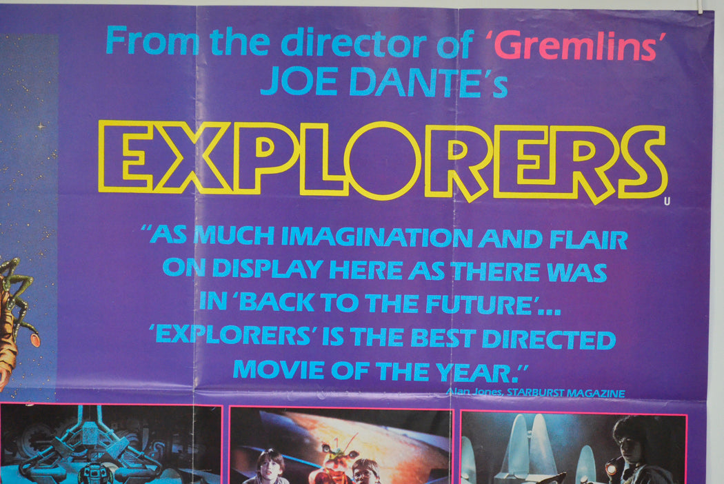 EXPLORERS (Top Right) Cinema Quad Movie Poster 