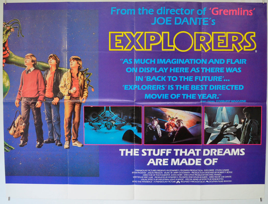 The Explorers  Original Quad Poster - Film Poster - Movie Poster