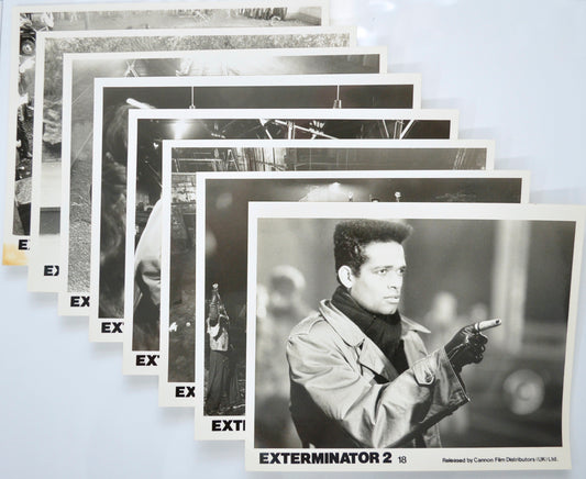 Exterminator 2 8 Original Black and White Press Stills (Photographs) 