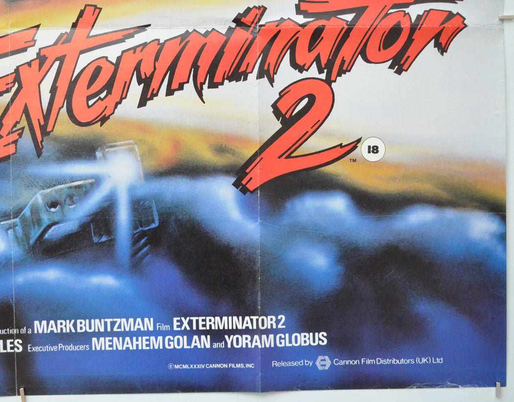 EXTERMINATOR 2 (Bottom Right) Cinema Quad Movie Poster 