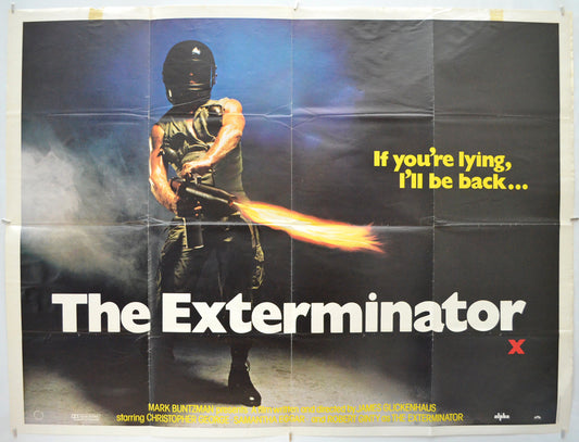 The Exterminator Original Quad Poster - Film Poster - Movie Poster