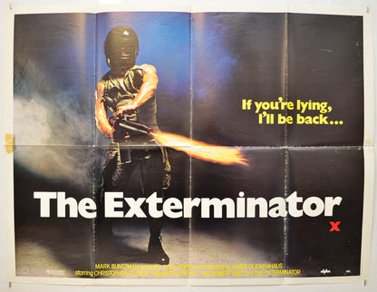 The Exterminator Original Quad Poster - Film Poster - Movie Poster