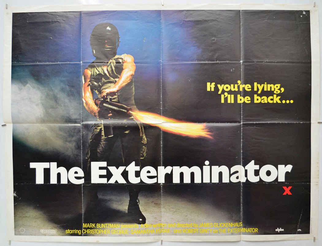 The Exterminator - Original Quad Poster - Film Poster - Movie Poster