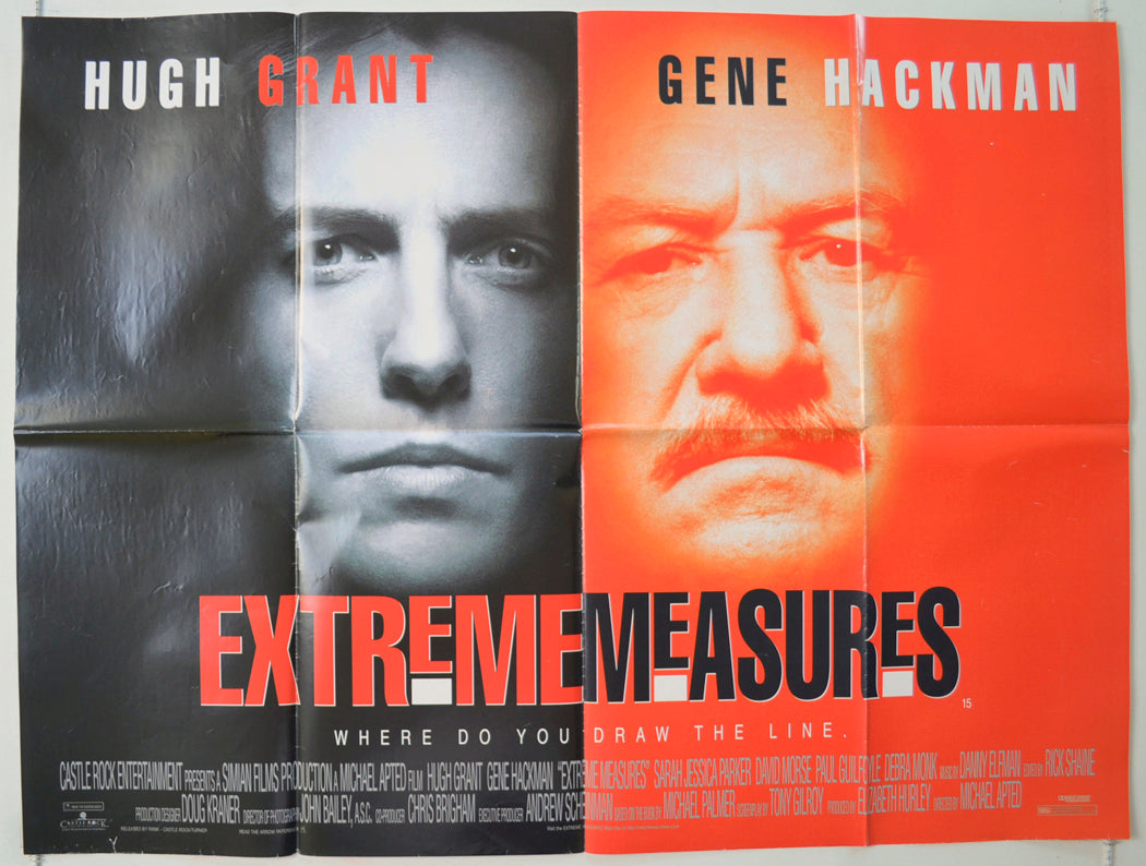 Extreme Measures   Original Quad Poster - Film Poster - Movie Poster 