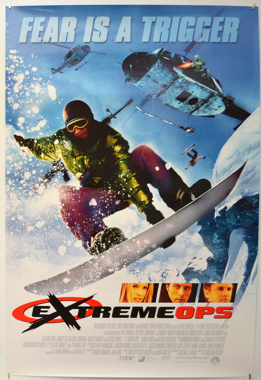 Extreme Ops Original One Sheet Poster - Film Poster - Movie Poster  