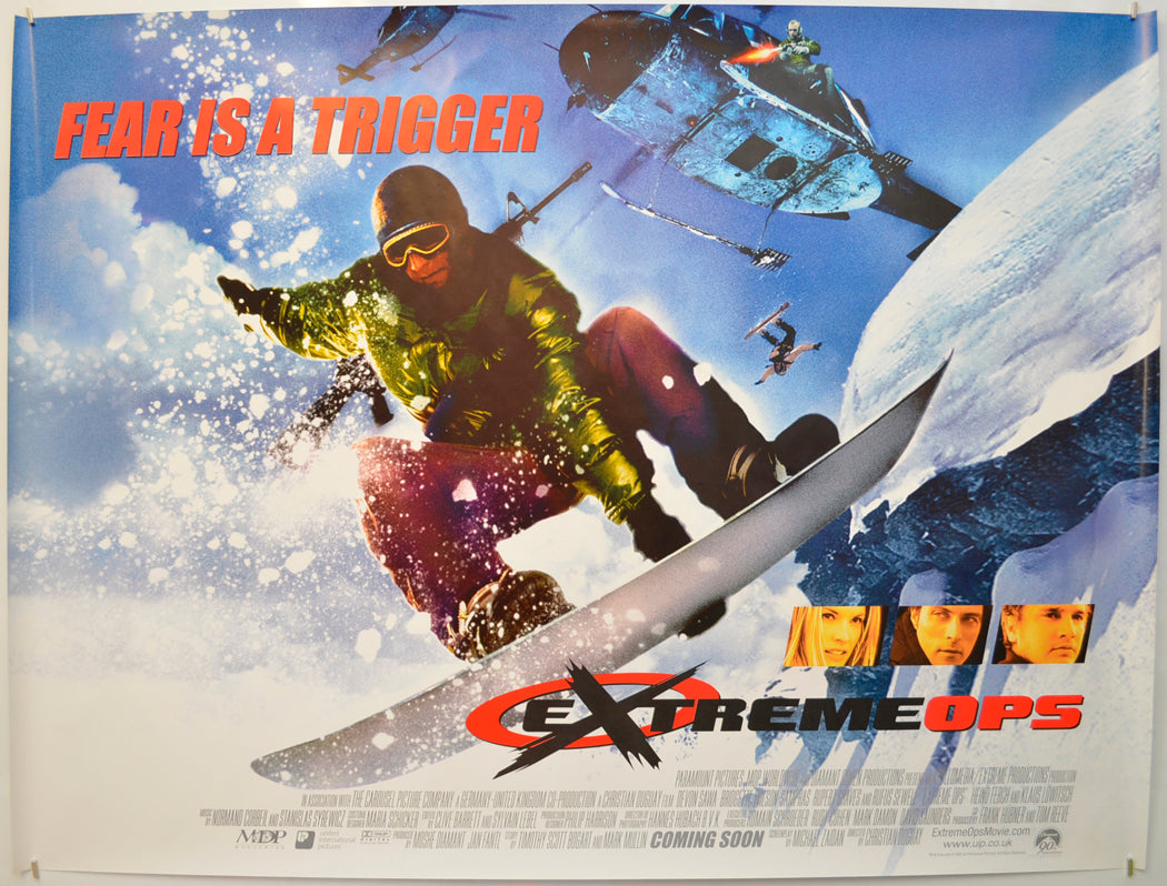 Extreme Ops Original Quad Poster - Film Poster - Movie Poster