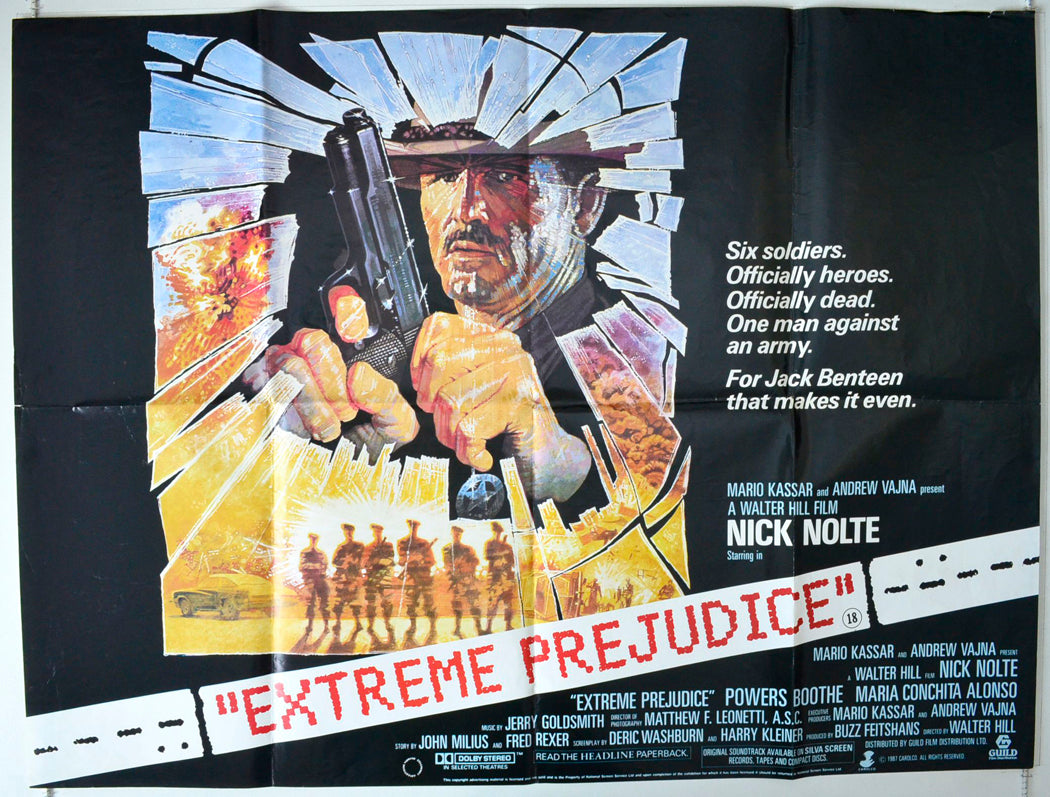 Extreme Prejudice Original British Quad Poster - Movie Poster