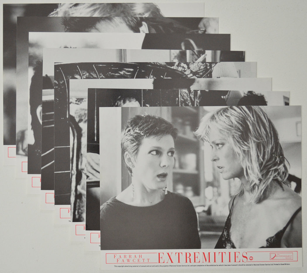 EXTREMITIES (Full View) Cinema Set of FOH Stills / Lobby Cards  