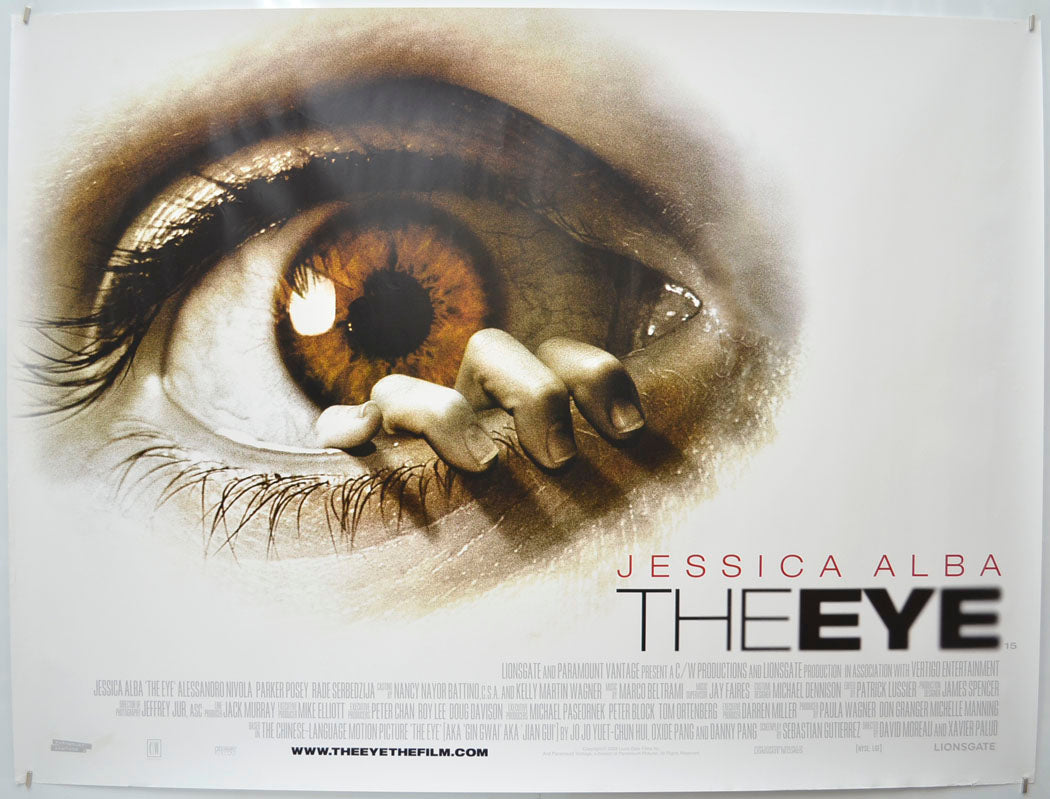 The Eye Original Quad Poster - Film Poster - Movie Poster