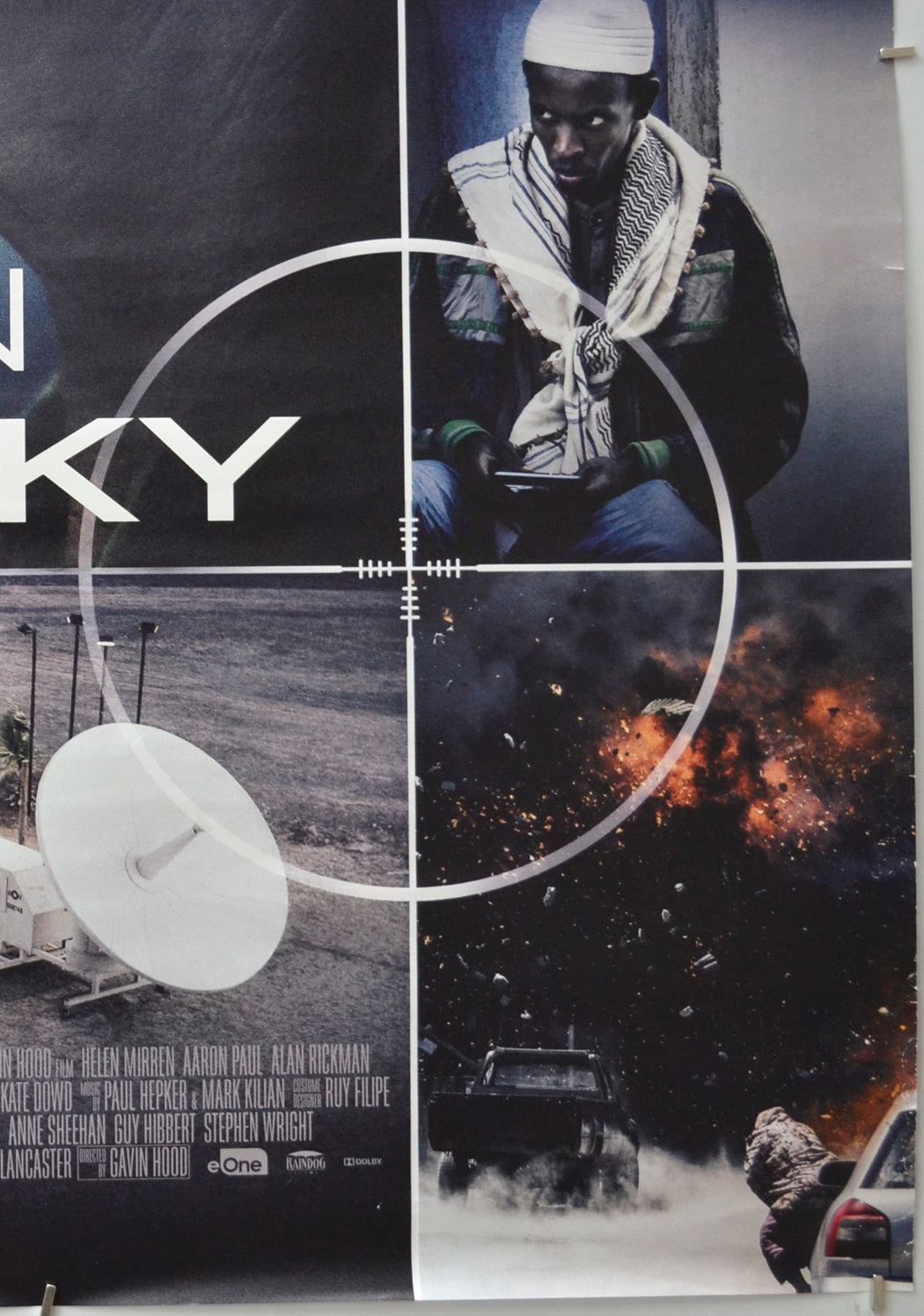 EYE IN THE SKY (Bottom Right) Cinema One Sheet Movie Poster 