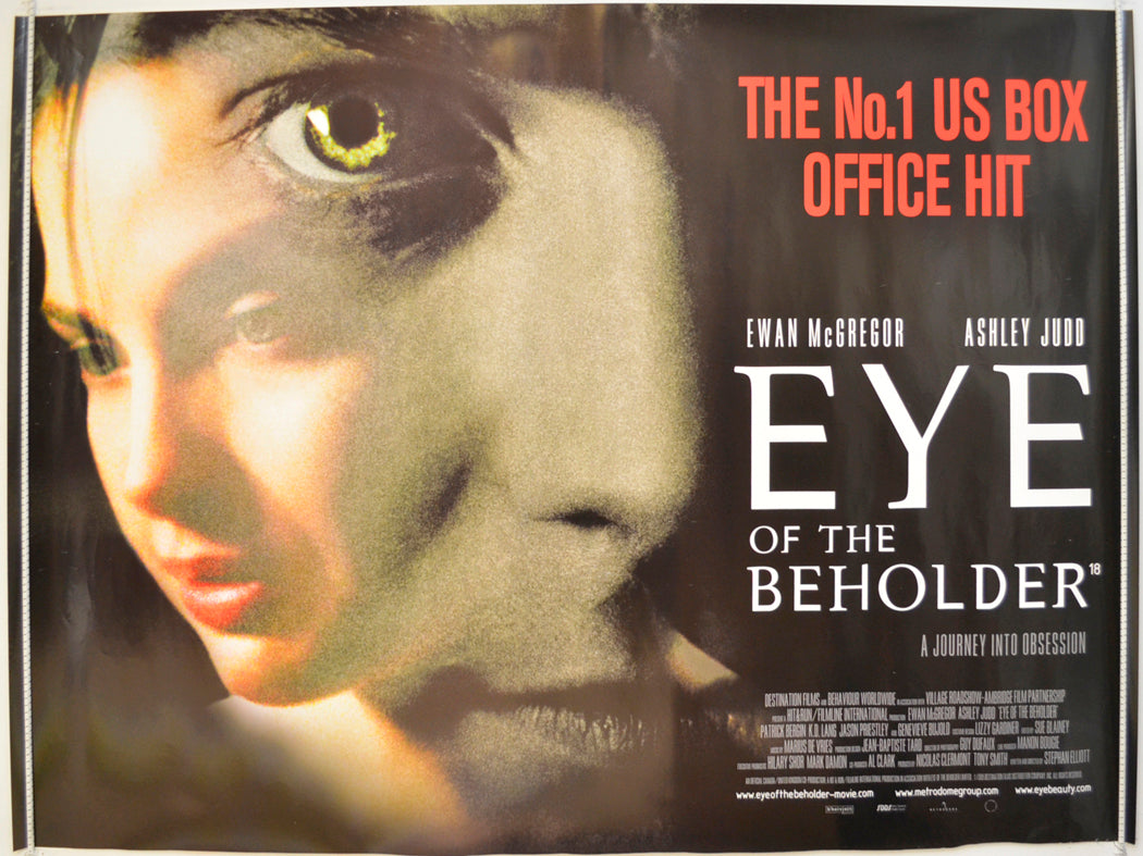 Eye Of The Beholder  Original Quad Poster - Film Poster - Movie Poster 