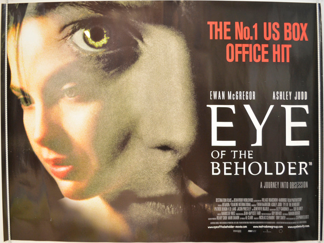 Eye Of The Beholder  Original Quad Poster - Film Poster - Movie Poster 