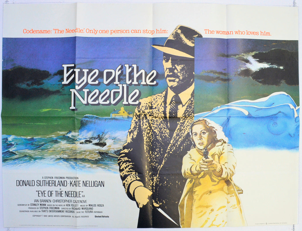 Eye Of The Needle  Original British Quad Poster - Film Poster - Movie Poster 