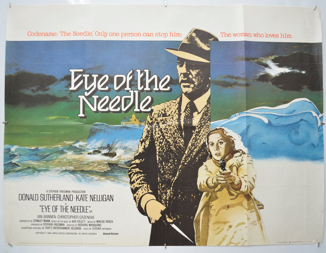 Eye Of The Needle Original Quad Poster - Film Poster - Movie Poster