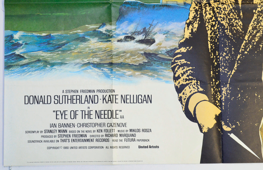 EYE OF THE NEEDLE (Bottom Left) Cinema Quad Movie Poster 