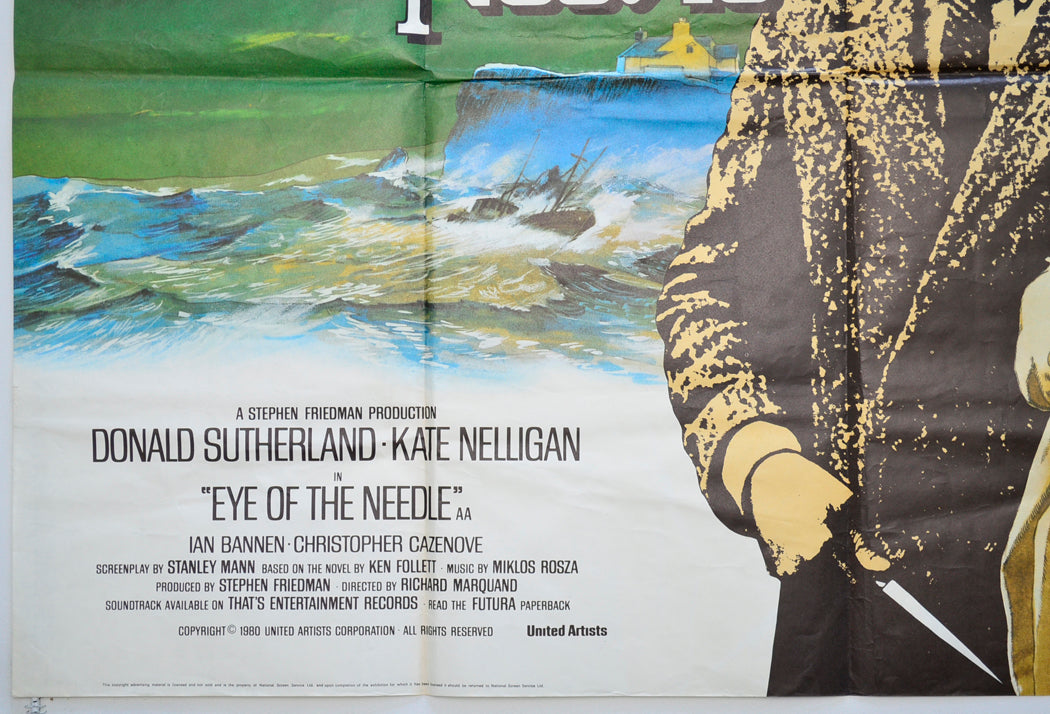 EYE OF THE NEEDLE (Bottom Left) Cinema Quad Movie Poster 