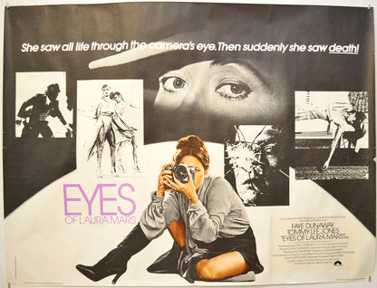 Eyes of Laura Mars Original Quad Poster - Film Poster - Movie Poster