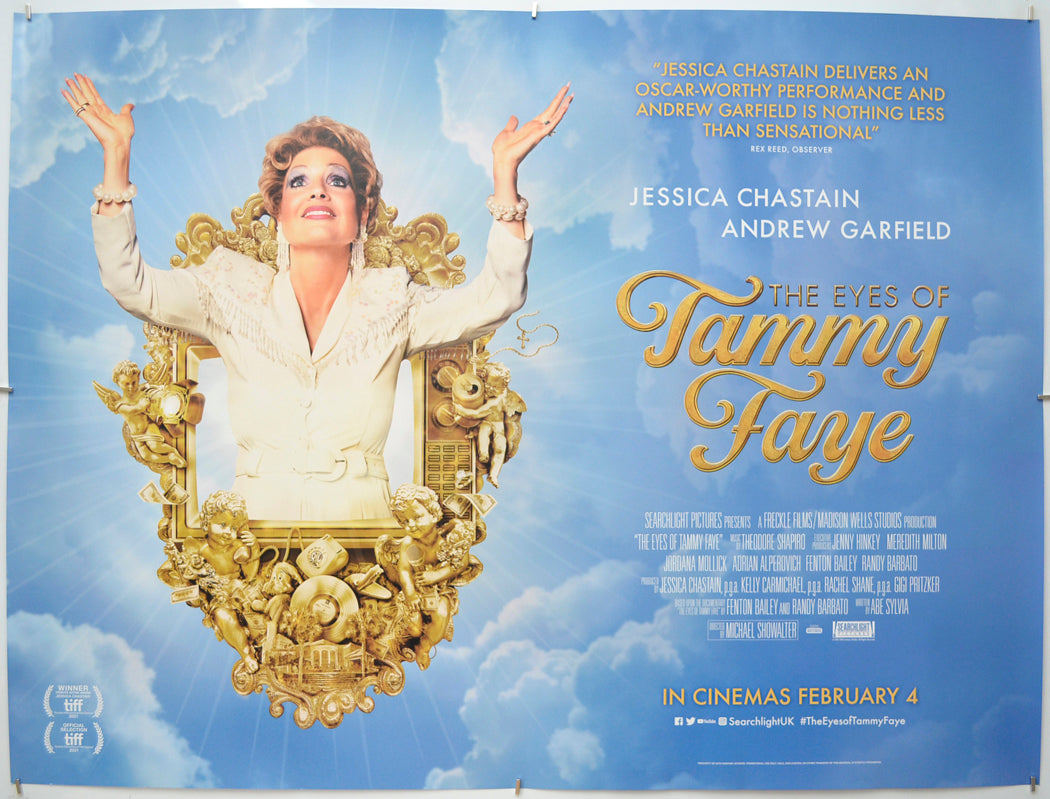 The Eyes Of Tammy Faye - Original Quad Poster - Film Poster - Movie Poster