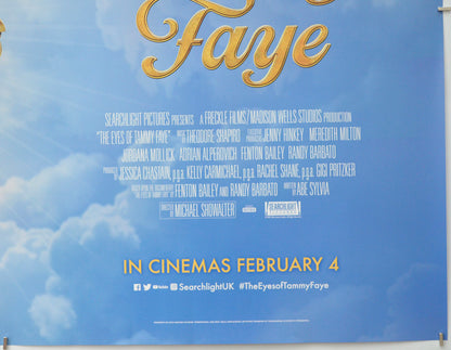 THE EYES OF TAMMY FAYE (Bottom Right) Cinema Quad Movie Poster 