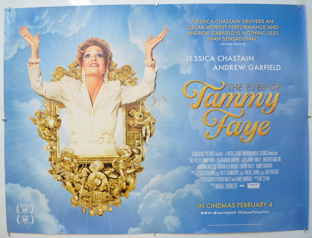 The Eyes Of Tammy Faye Original Quad Poster - Film Poster - Movie Poster