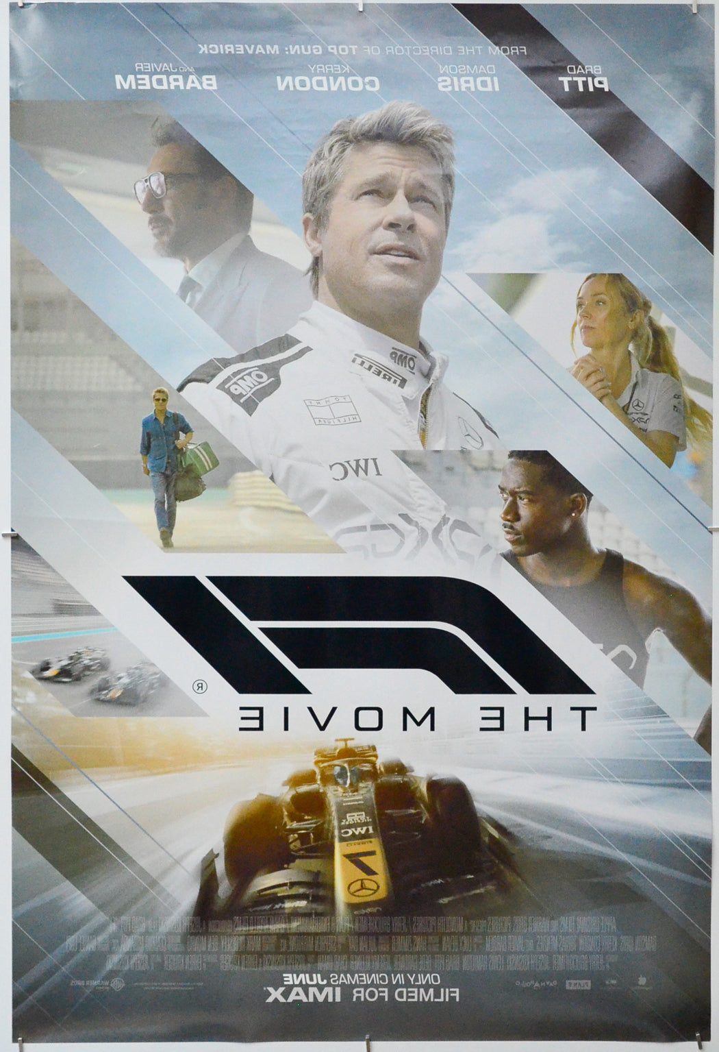 F1 The Movie (Back) Cinema One Sheet Movie Poster 