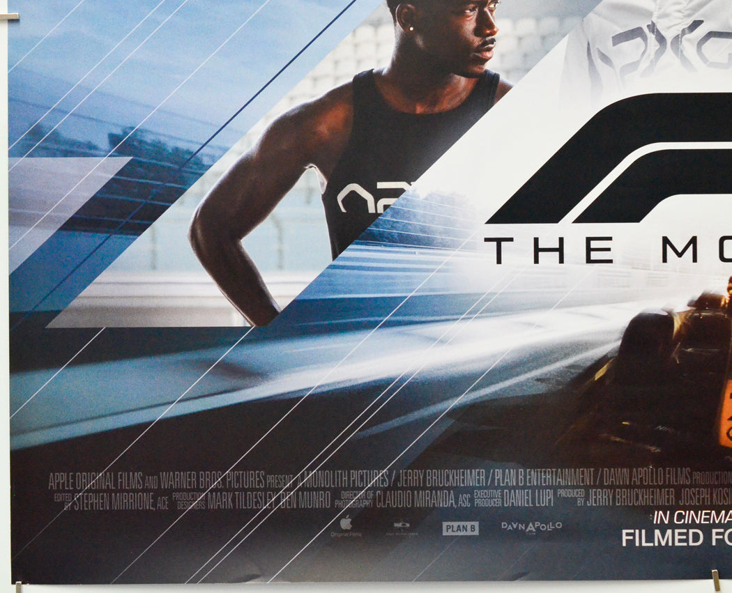 F1 The Movie (Bottom Left) Cinema Quad Movie Poster 