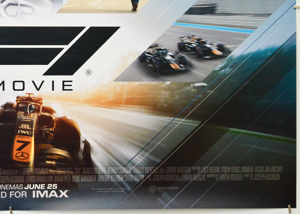 F1 The Movie (Bottom Right) Cinema Quad Movie Poster 