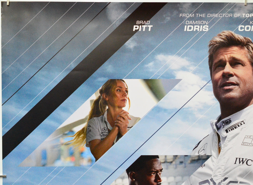 F1 The Movie (Top Left) Cinema Quad Movie Poster 