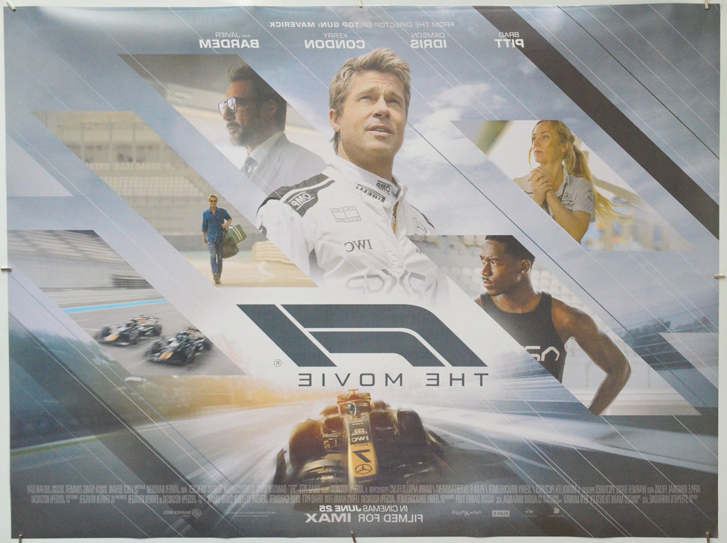 F1 The Movie (Back) Cinema Quad Movie Poster 