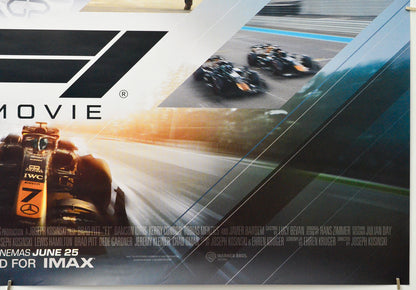 F1 The Movie (Bottom Right) Cinema Quad Movie Poster 