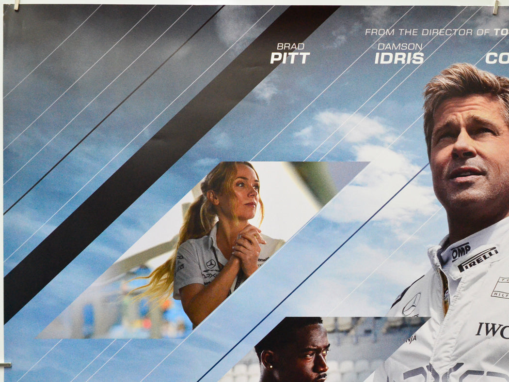F1 The Movie (Top Left) Cinema Quad Movie Poster 