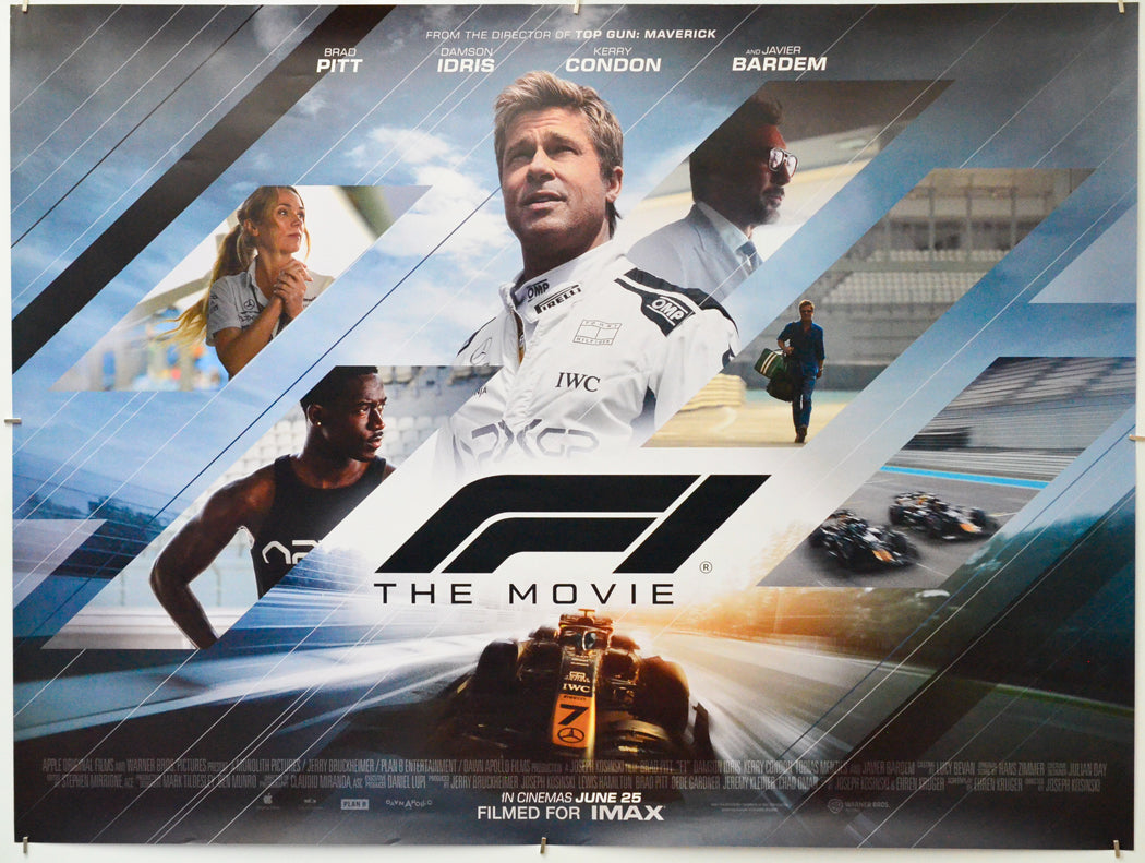 F1 The Movie - Original Quad Poster - Film Poster - Movie Poster