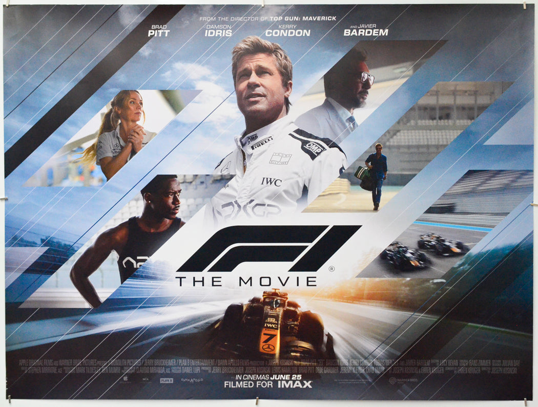 F1 The Movie - Original Quad Poster - Film Poster - Movie Poster