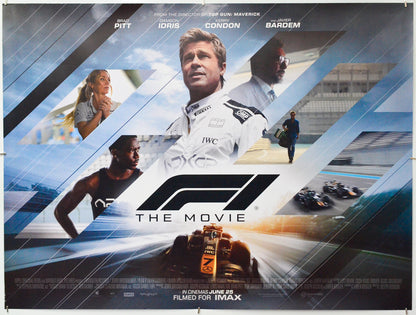 F1 The Movie - Original Quad Poster - Film Poster - Movie Poster