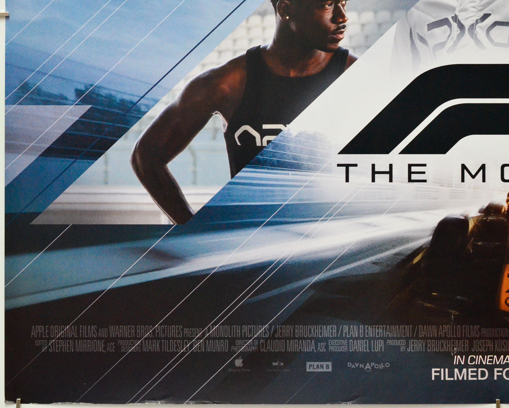 F1 The Movie (Bottom Left) Cinema Quad Movie Poster 