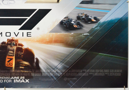F1 The Movie (Bottom Right) Cinema Quad Movie Poster 
