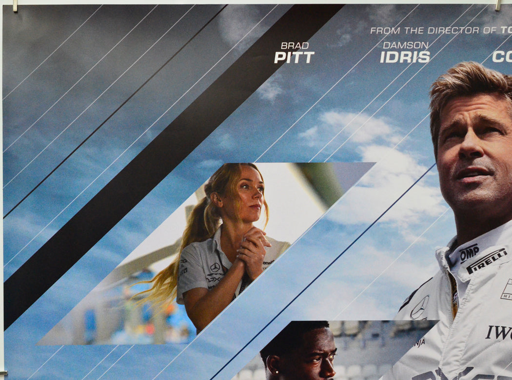 F1 The Movie (Top Left) Cinema Quad Movie Poster 